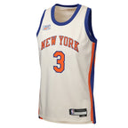 Josh Hart New York Knicks Nike Youth 2025/26 City Edition Swingman Jersey - Cream