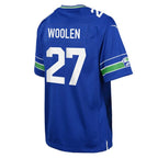 Tariq Woolen Seattle Seahawks Nike Youth Alternate Player Game Jersey - Royal