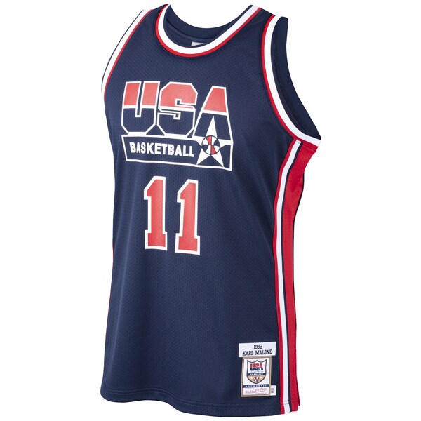 Karl Malone USA Basketball 1992 Dream Team Authentic Jersey - Navy