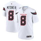 John Metchie III Houston Texans Nike Game Jersey -  White/Navy/Red
