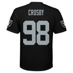 Maxx Crosby Las Vegas Raiders Youth Replica Player Jersey - Black