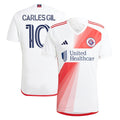 Carles Gil New England Revolution adidas 2024 Defiance Replica Jersey - White