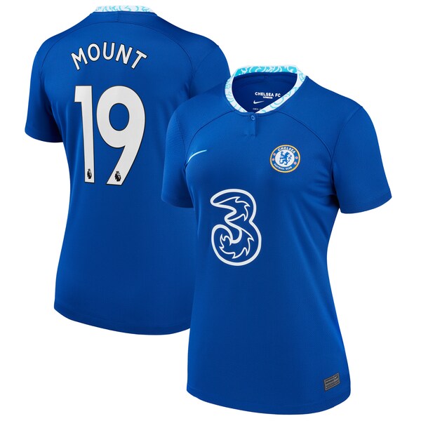 Mason Mount Chelsea Nike Women's 2022/23 Home Replica Jersey - Blue