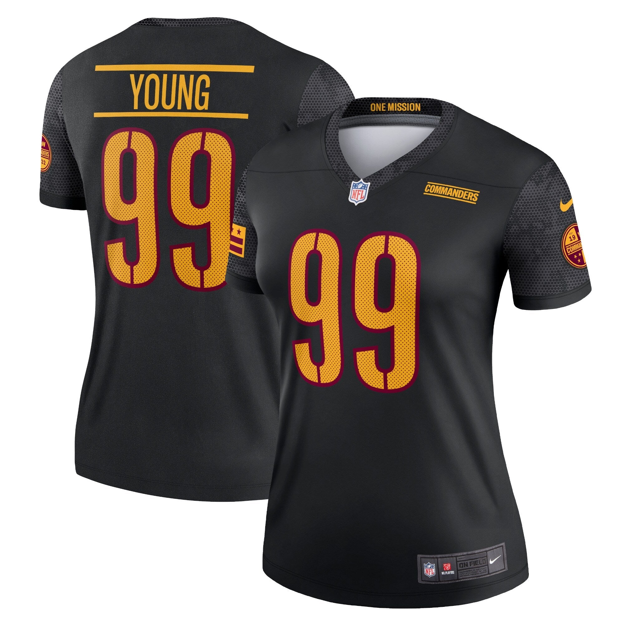 Chase Young Washington Commanders Nike Women's Legend Jersey - Burgundy/Black