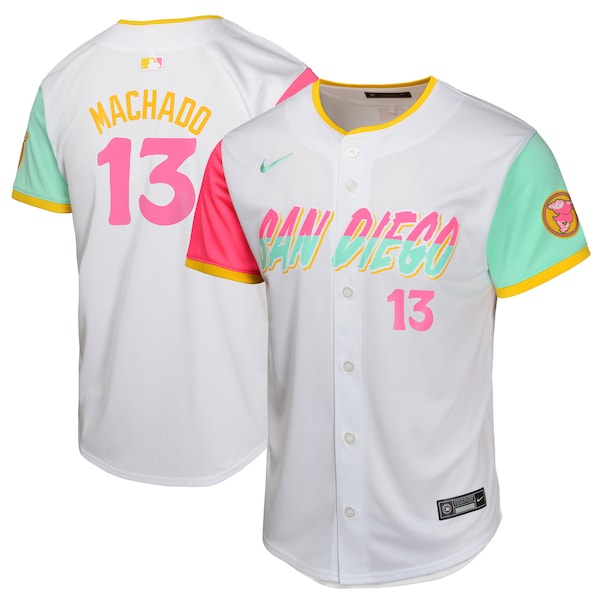 Manny Machado San Diego Padres Nike Youth City Connect Limited Player Jersey - White