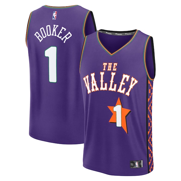 Devin Booker Phoenix Suns  2024/25 Fast Break Player Jersey - City Edition - Purple