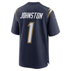 Quentin Johnston Los Angeles Chargers Nike Alternate Super Chargers Game Player Jersey - Navy/Powder Blue/Gold