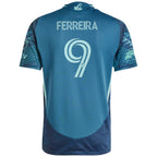 Jesus Ferreira Seattle Sounders FC adidas 2025 The Salish Sea Kit Authentic Player Jersey - Blue