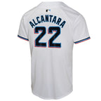 Sandy Alcantara Miami Marlins Nike Youth Home Game Player Jersey - White