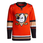 Anaheim Ducks adidas Men's Alternate Primegreen Authentic Blank Jersey - Orange