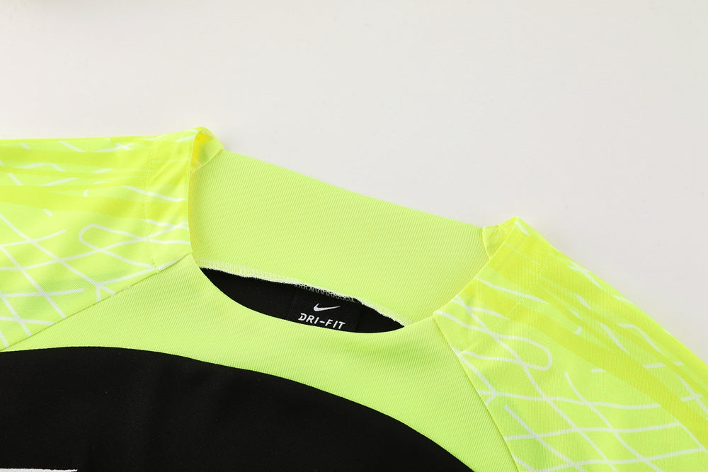 Nike Short Sleeve Training Jersey Set-ND07- Yellow/Black