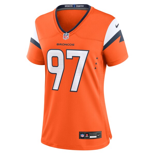 Malcolm Roach Denver Broncos Nike Women's Team Game Jersey -  Orange