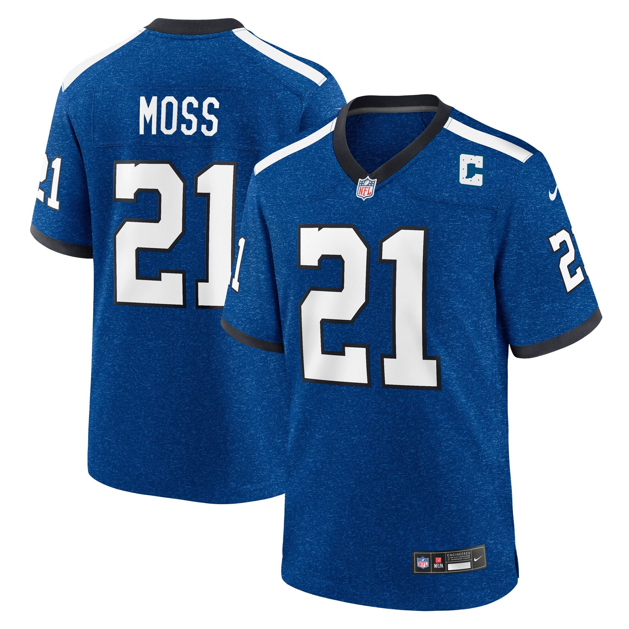 Zack Moss Indianapolis Colts Nike Game Player Jersey - Royal/Blue