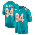Christian Wilkins Miami Dolphins Nike Team Game Jersey -  Aqua