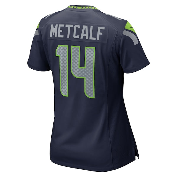 DK Metcalf Seattle Seahawks Nike Women's Team Game Jersey - College Navy