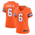 P.J. Locke III Denver Broncos Nike Women's Mile High Collection 1977 Throwback Player Game Jersey - Orange