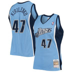 Andrei Kirilenko Utah Jazz 2009/10 Hardwood Classics Swingman Jersey - Powder Blue