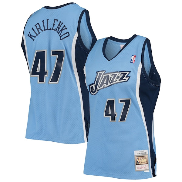 Andrei Kirilenko Utah Jazz 2009/10 Hardwood Classics Swingman Jersey - Powder Blue