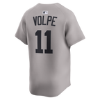 Anthony Volpe New York Yankees Nike Road Limited Player Jersey - Gray/White