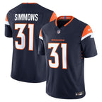 Justin Simmons Denver Broncos Nike Vapor F.U.S.E. Limited Jersey - Navy/Orange/White