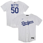 Mookie Betts Los Angeles Dodgers Nike Preschool Home Replica 2.0 Player Jersey - White
