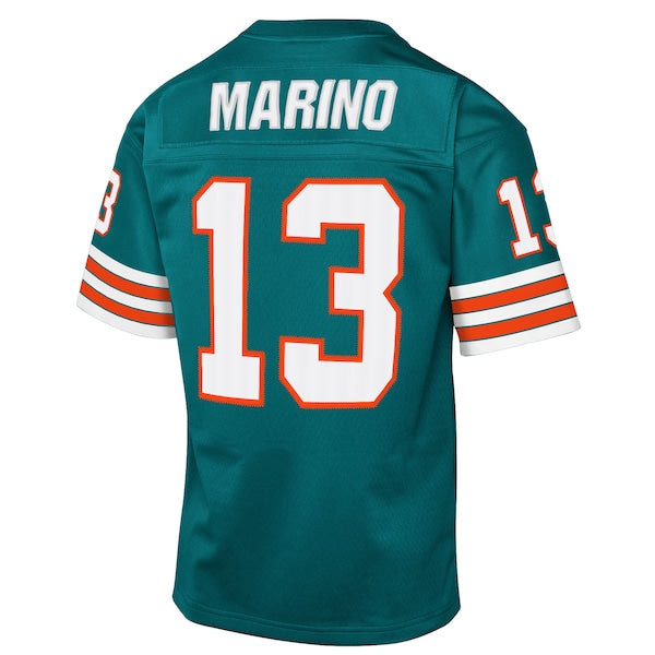 Dan Marino Miami Dolphins  Youth 1984 Throwback Fashion Jersey - Aqua