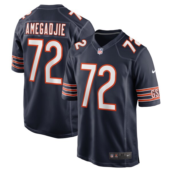 Kiran Amegadjie Chicago Bears Nike  Game Jersey -  Navy