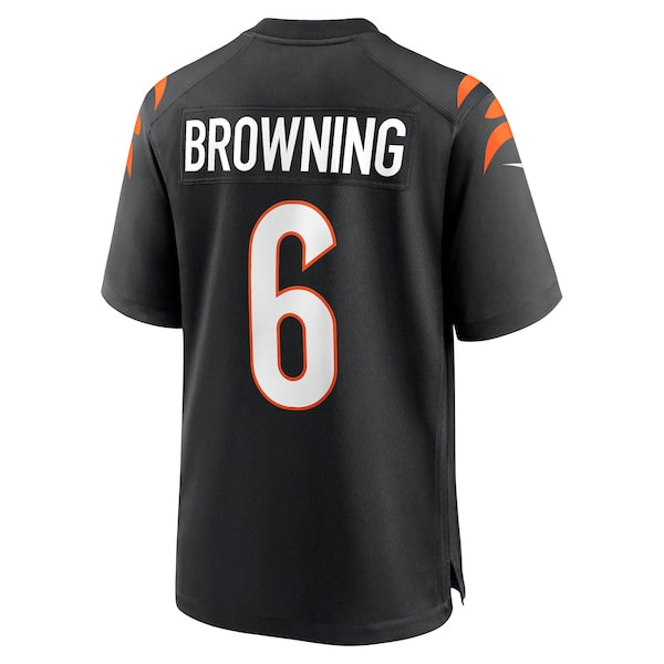Jake Browning Cincinnati Bengals Nike Game Jersey - Black
