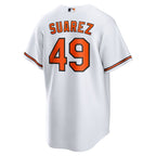 Albert Suarez Baltimore Orioles Nike Home Replica Jersey - White