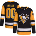 Pittsburgh Penguins adidas  Home  Primegreen Authentic Custom Jersey - Black