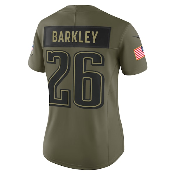Saquon Barkley Philadelphia Eagles Nike Women's 2025 Salute to Service Limited Jersey - Olive