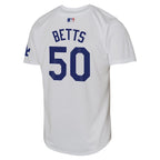 Mookie Betts Los Angeles Dodgers Nike Youth Home Limited Player Jersey - White
