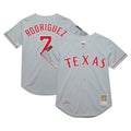 Ivan RodriguezTexas Rangers 1994 Cooperstown Collection Authentic Dark Jersey - Gray