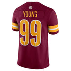 Chase Young Washington Commanders Nike Vapor Limited Jersey - Burgundy/Black/White