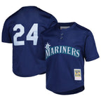 Ken Griffey Jr. Seattle Mariners Preschool Cooperstown Collection Mesh Batting Practice Jersey - Navy