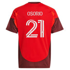 Jonathan Osorio Toronto FC adidas Youth 2025 Club Kit Replica Player Jersey - Red