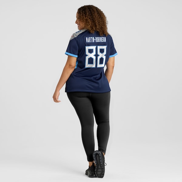 David Martin-Robinson Tennessee Titans Nike Women's  Game Jersey -  Navy