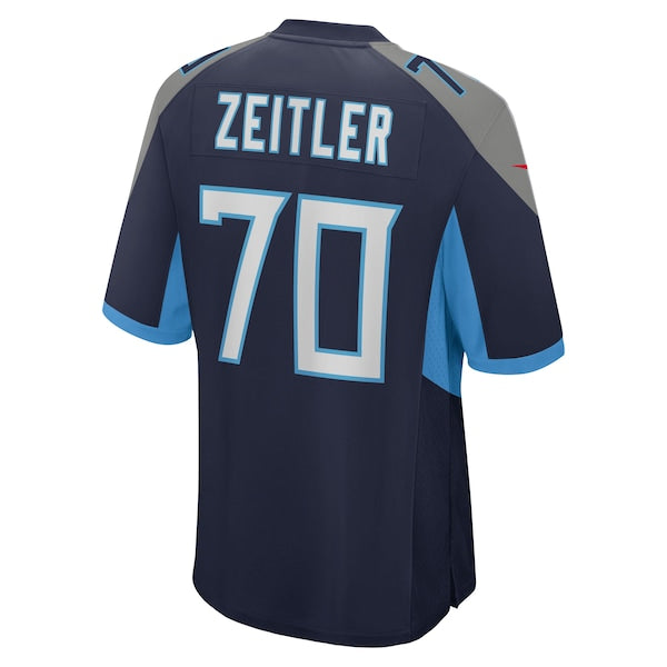 Kevin Zeitler Tennessee Titans Nike Team Game Jersey -  Navy