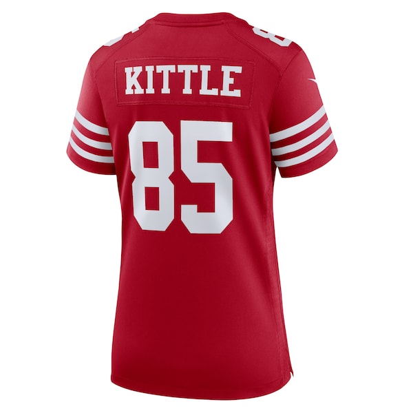 George Kittle San Francisco 49ers Nike Women's Super Bowl LVIII Game Jersey - Scarlet