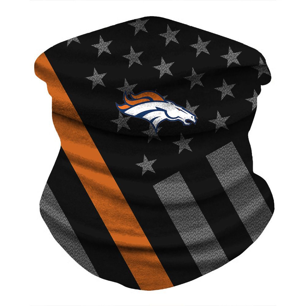 DENVER BRONCOS & AMERICAN FLAG FACE MASK BANDANAS