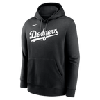 Los Angeles Dodgers Nike Logo Club Fleece Hoodie - Black