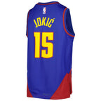 Nikola Jokic Denver Nuggets Jordan Brand Youth Swingman Jersey - Statement Edition - Blue