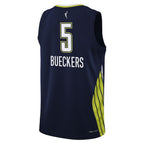 Paige Bueckers Dallas Wings Nike Youth 2025 WNBA Draft Explorer Edition Victory Player Jersey - Navy