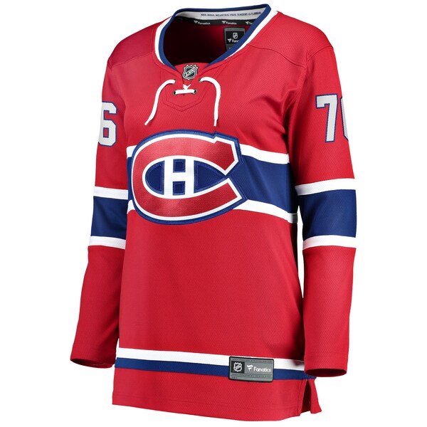 Zack Bolduc Montreal Canadiens  Women's Home Breakaway Jersey - Red