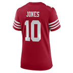 Mac Jones San Francisco 49ers Nike Women's Team Game Jersey -  Scarlet