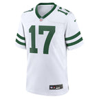 Garrett Wilson New York Jets Nike Legacy Player Game Jersey - White/Green