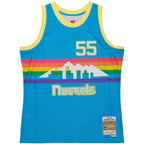 Dikembe Mutombo Denver Nuggets  Hardwood Classics 1991/92 Tropical Swingman Jersey - Blue