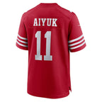 Brandon Aiyuk San Francisco 49ers Nike Women's Team Game Player Jersey - Scarlet