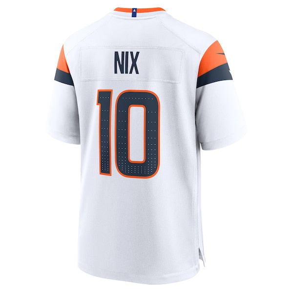 Bo Nix Denver Broncos Nike Youth Game Jersey -  White