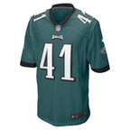 Nicholas Morrow Philadelphia Eagles Nike  Game Jersey - Midnight Green